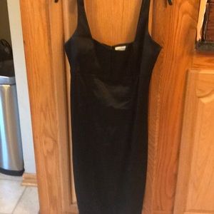 Calvin Klein black satin dress
